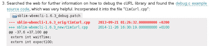 DokuWiki diff file icon for .patch files